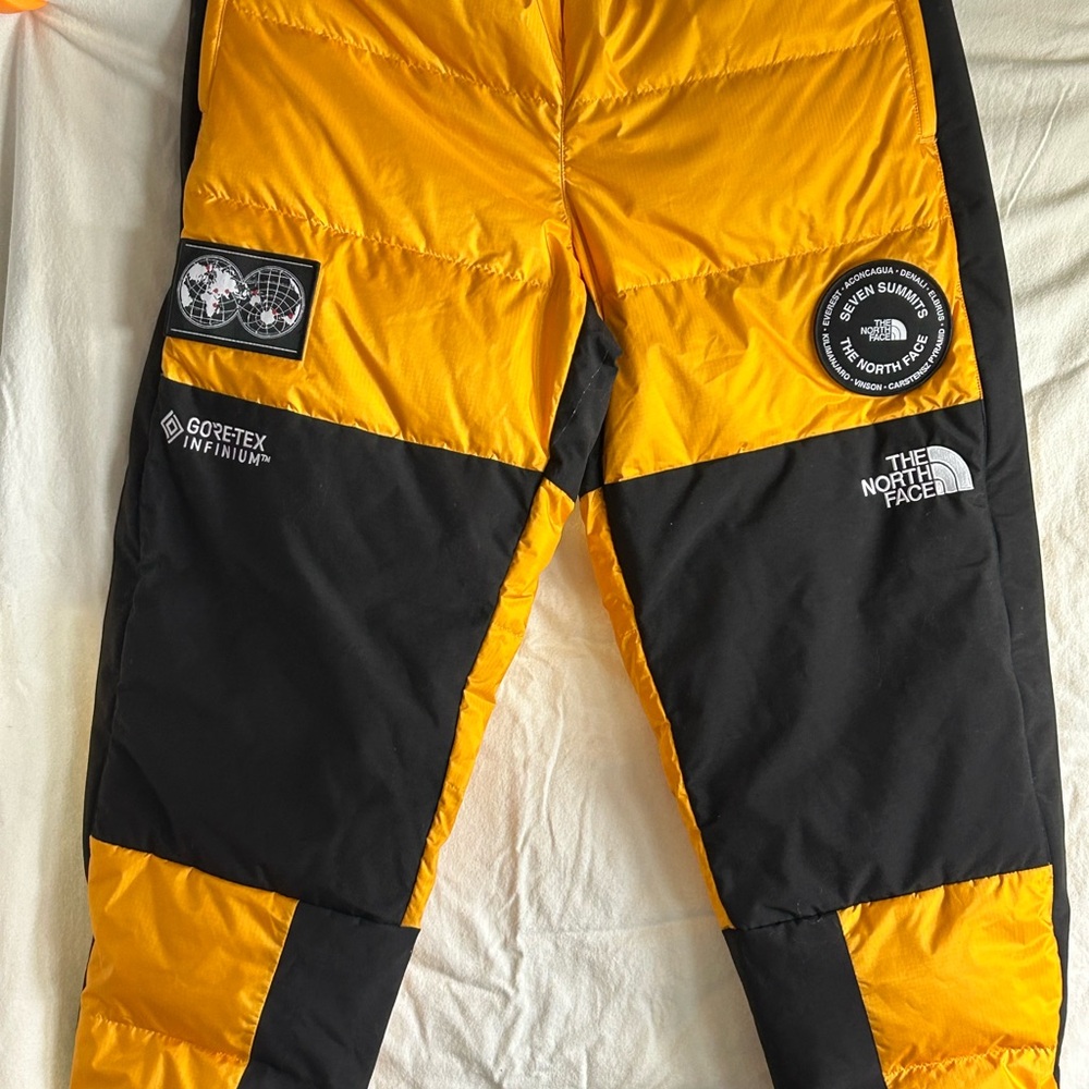 The North Face Yellow and Black Insulated